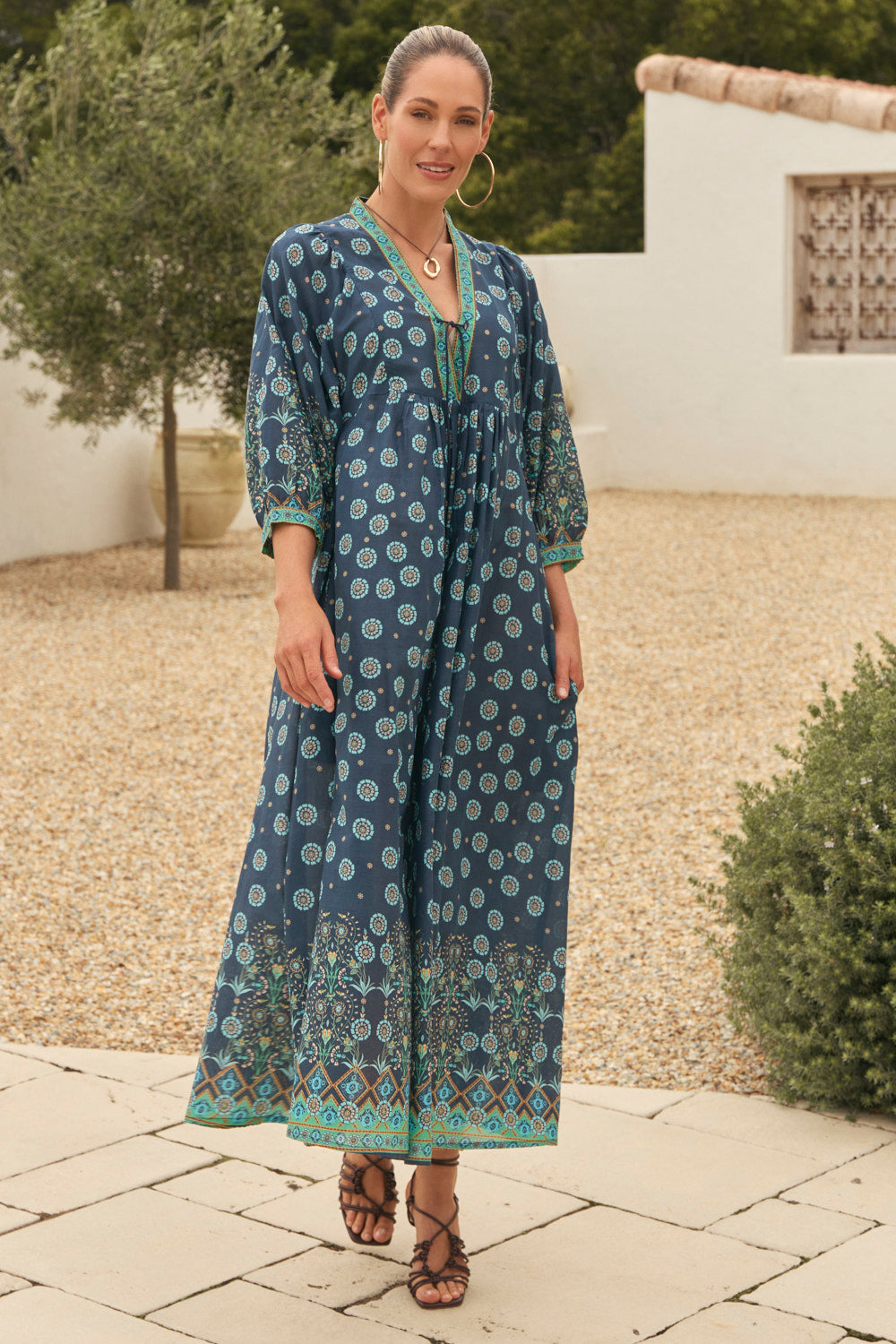 Cairo Boho Dress in Nerolie