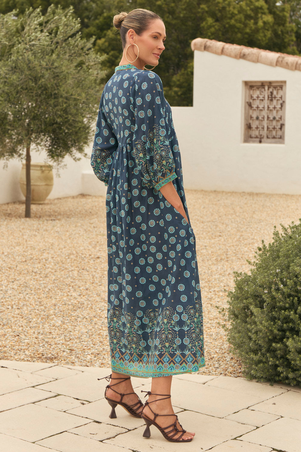 Cairo Boho Dress in Nerolie
