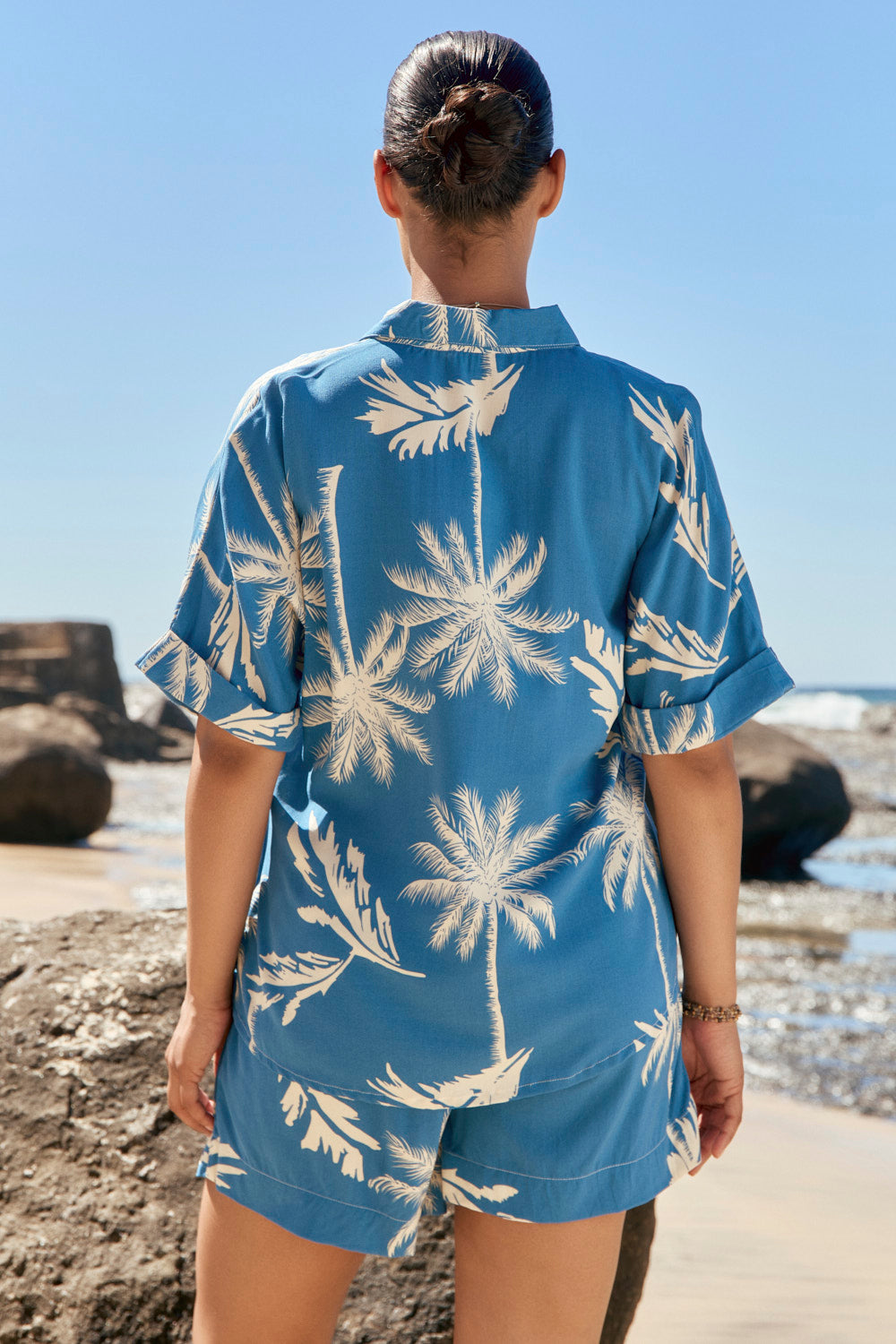 Carmen Resort Shirt in Soleil Cove