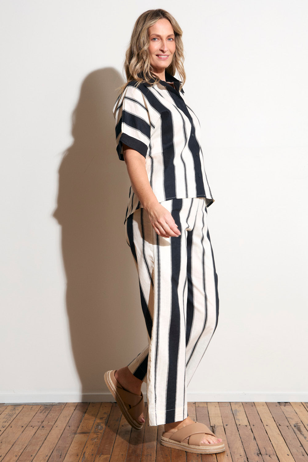 Camille Wide Leg Pant in Shibuya