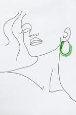 Cayman Drop Earring in Green