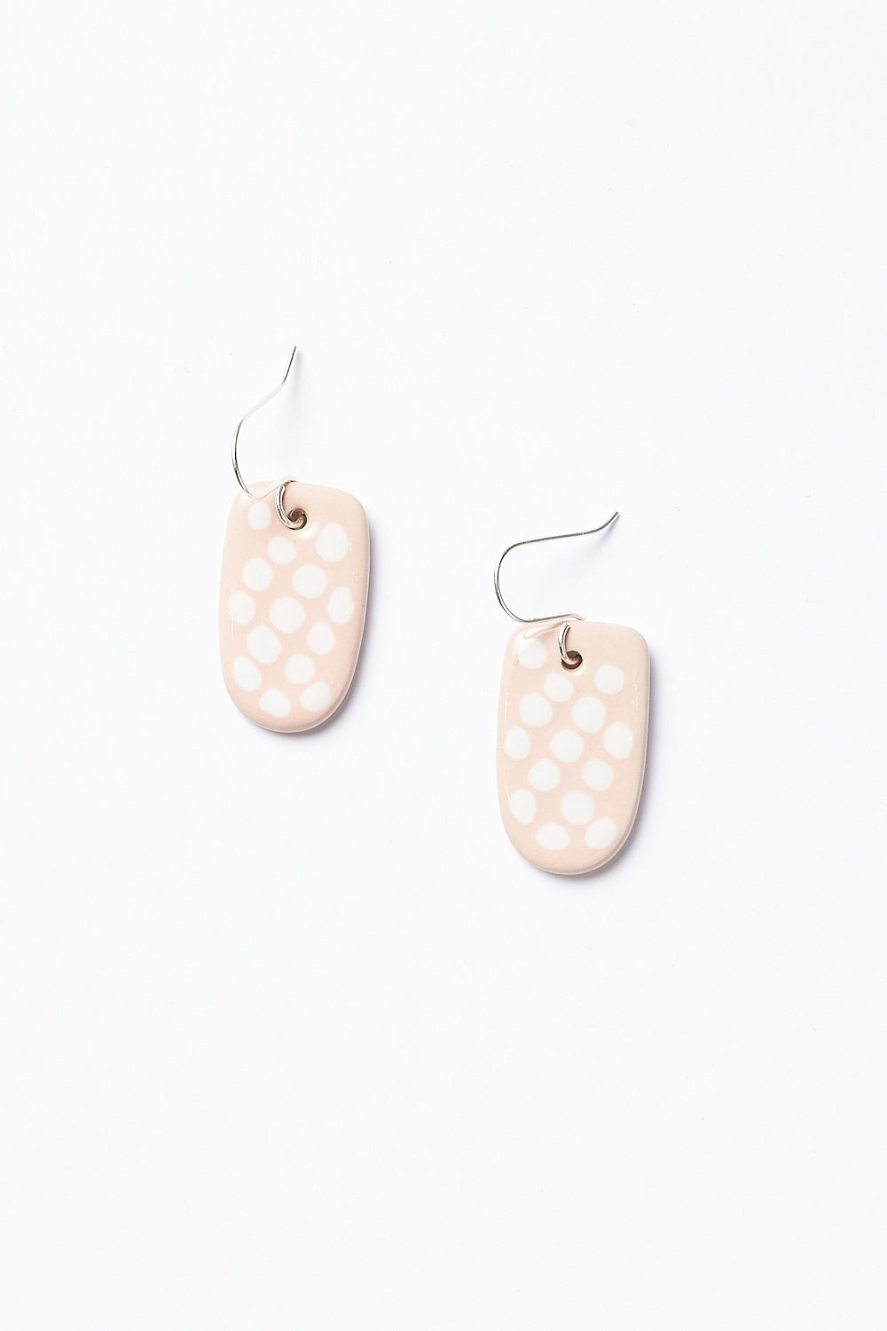 Cece Ceramic Earrings in Pink