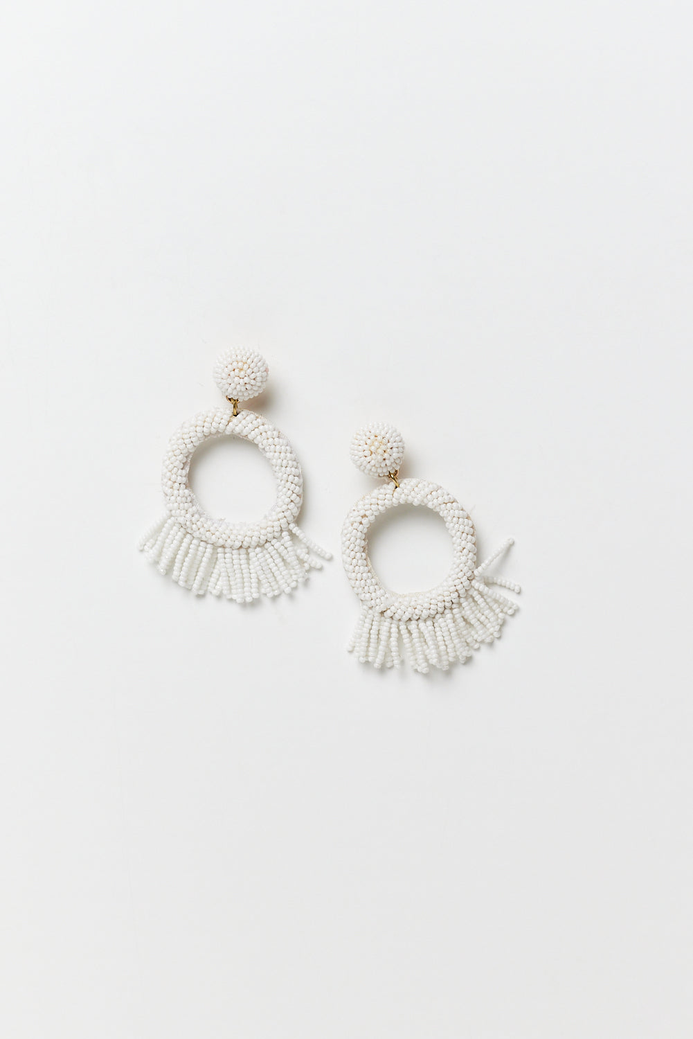 Chantal Earrings in White