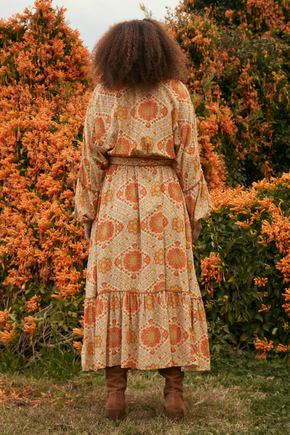 Cherry Blossom Dress in Aquarius