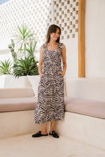 Claire Frill Sun Dress in Wild Ones