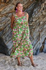 Claire Frill Sun Dress in Ipanema