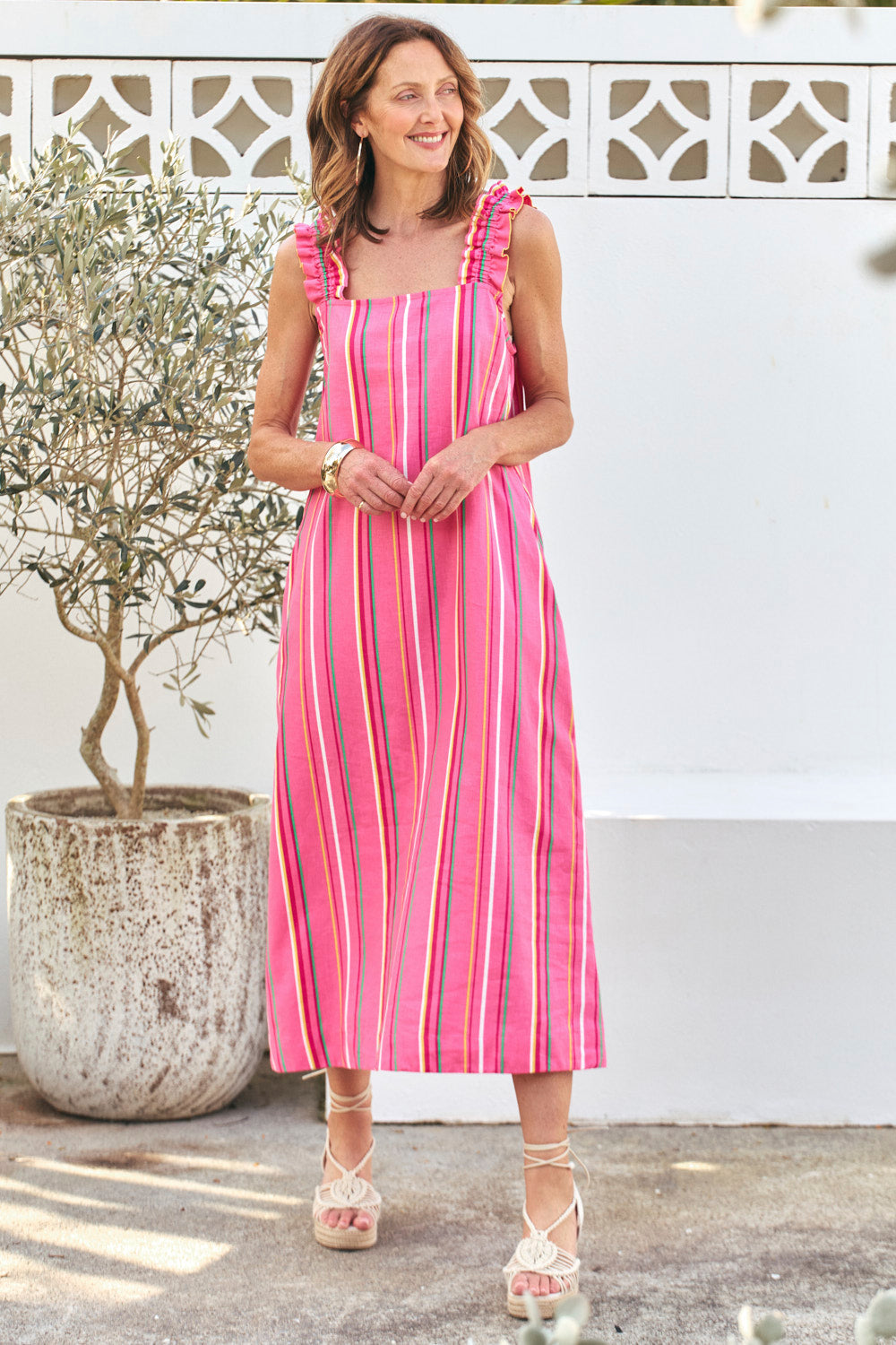 Claire Sun Dress in Melonie