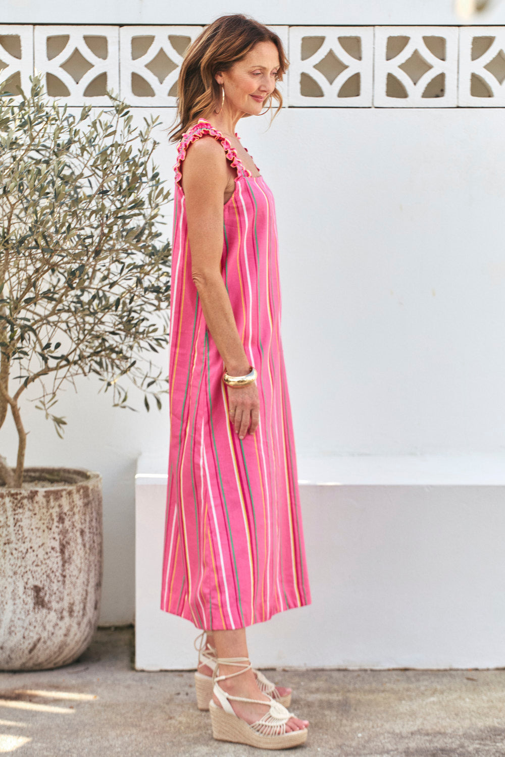 Claire Sun Dress in Melonie