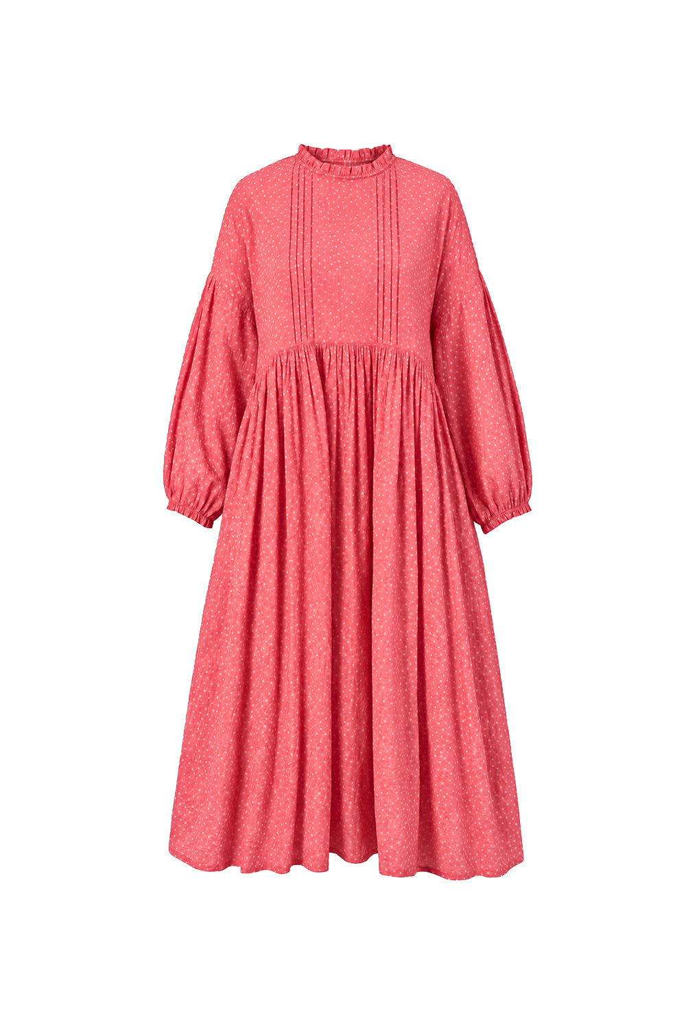 Coco Reversible Cotton Silk Dress in Dottie