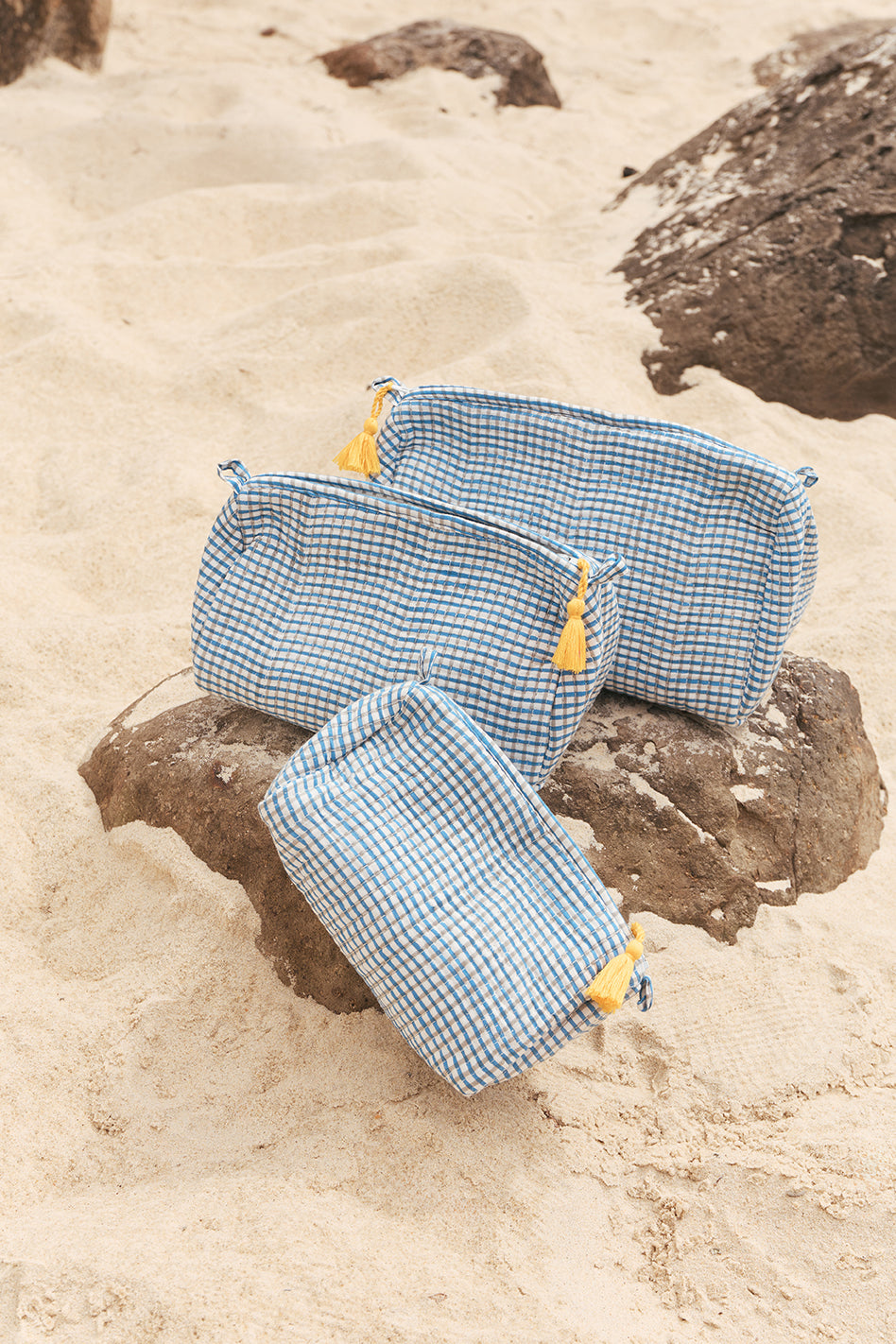 Cosmetic Pouch Bundle in Cottage Charm