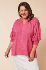 Danny A-Line Blouse in Pink