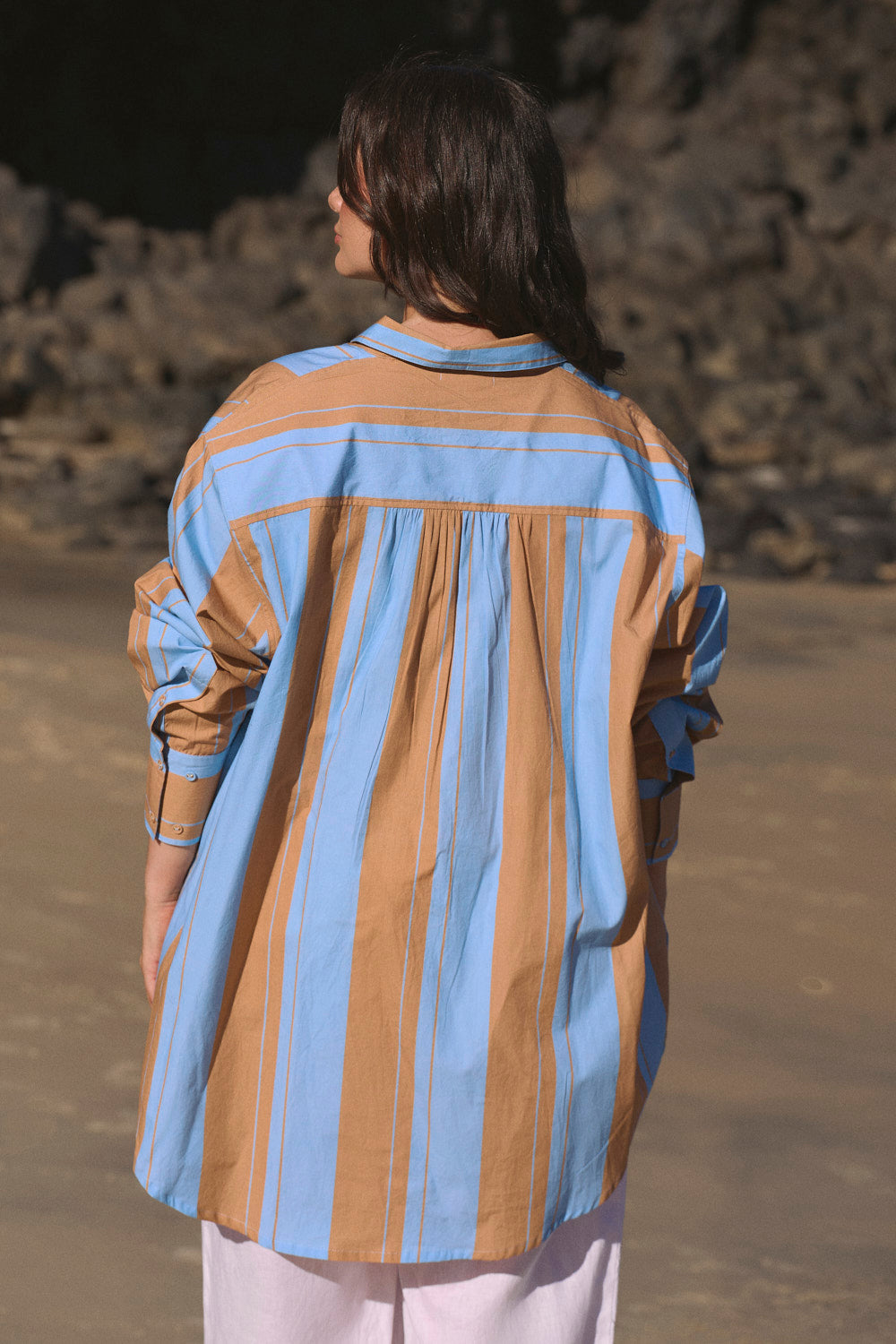 Bowie Oversized Shirt in Zephyr