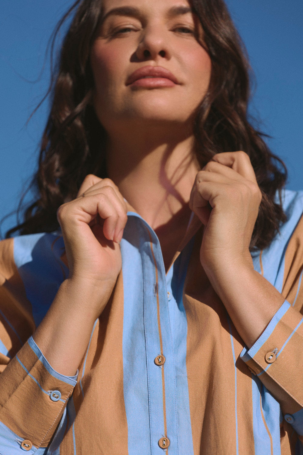 Bowie Oversized Shirt in Zephyr