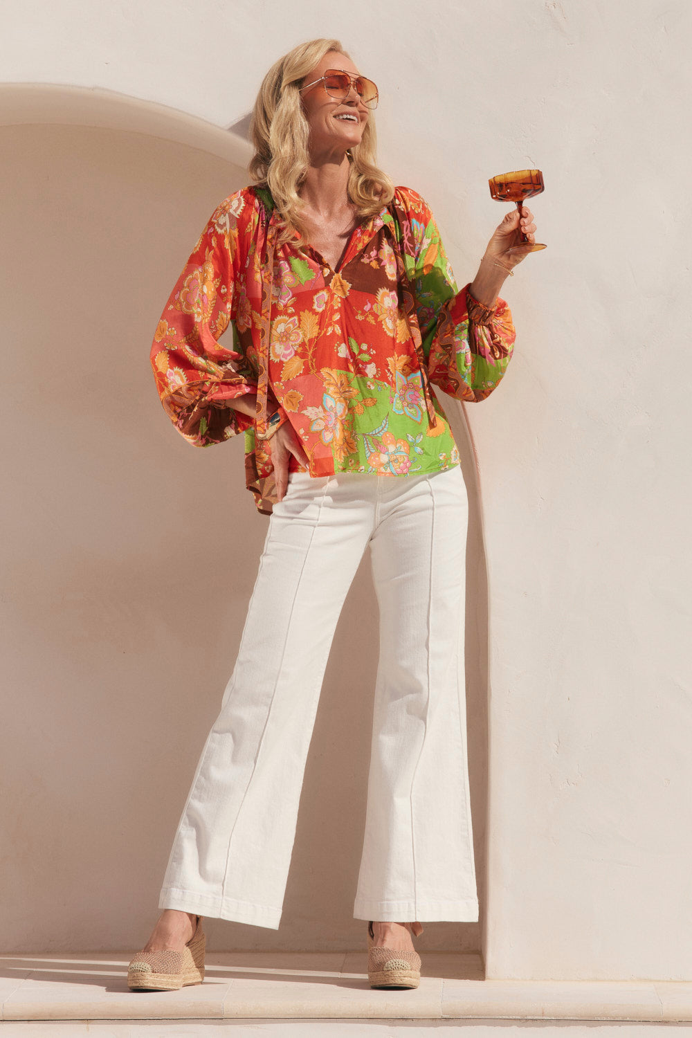 Elyse Blouse in Petra