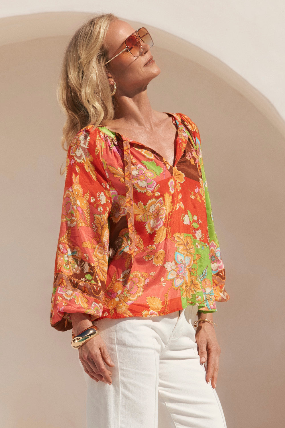 Elyse Blouse in Petra