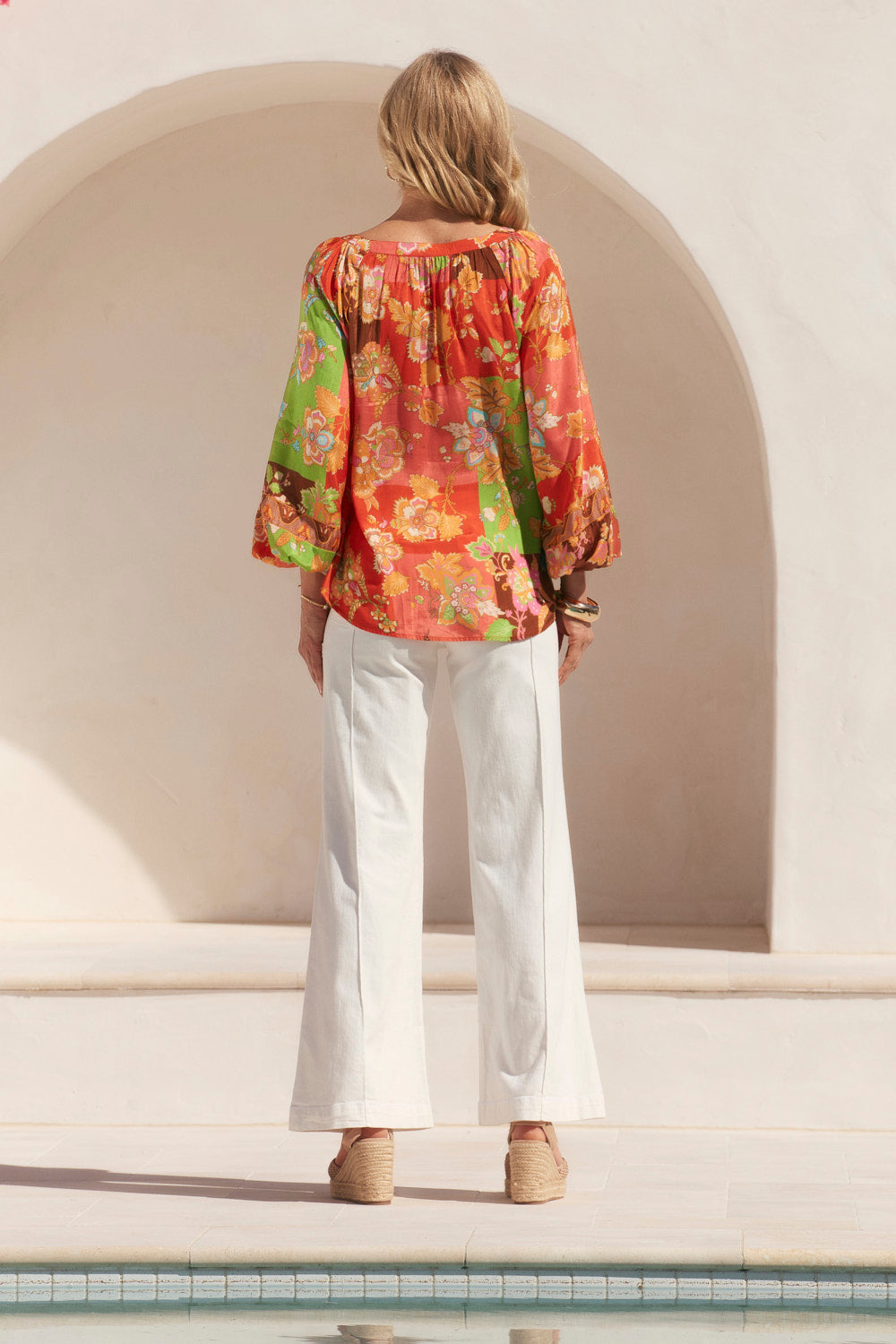 Elyse Blouse in Petra