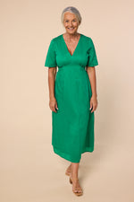 Farrah Midi Dress in Green