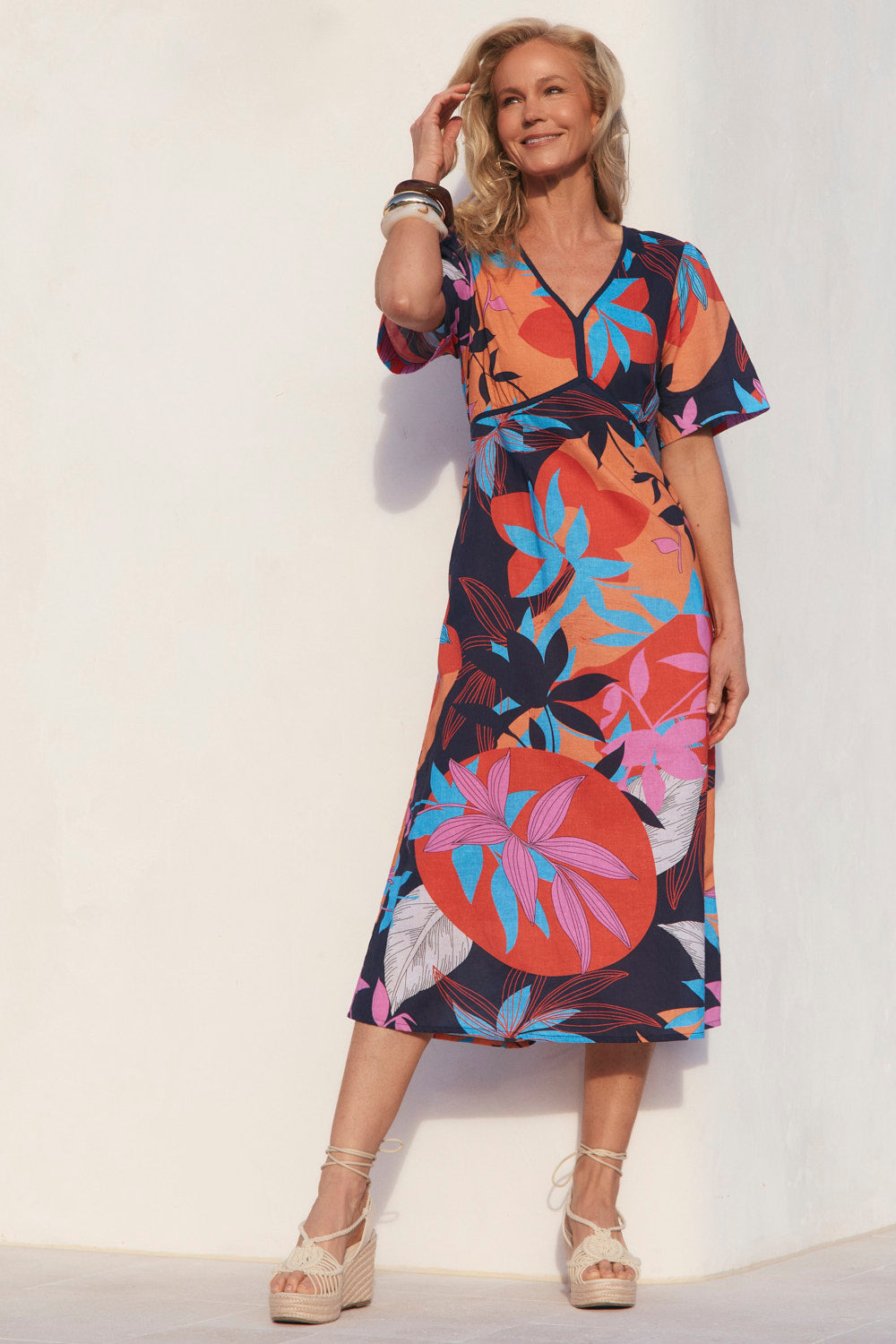 Farrah Midi Dress in Shinjuku