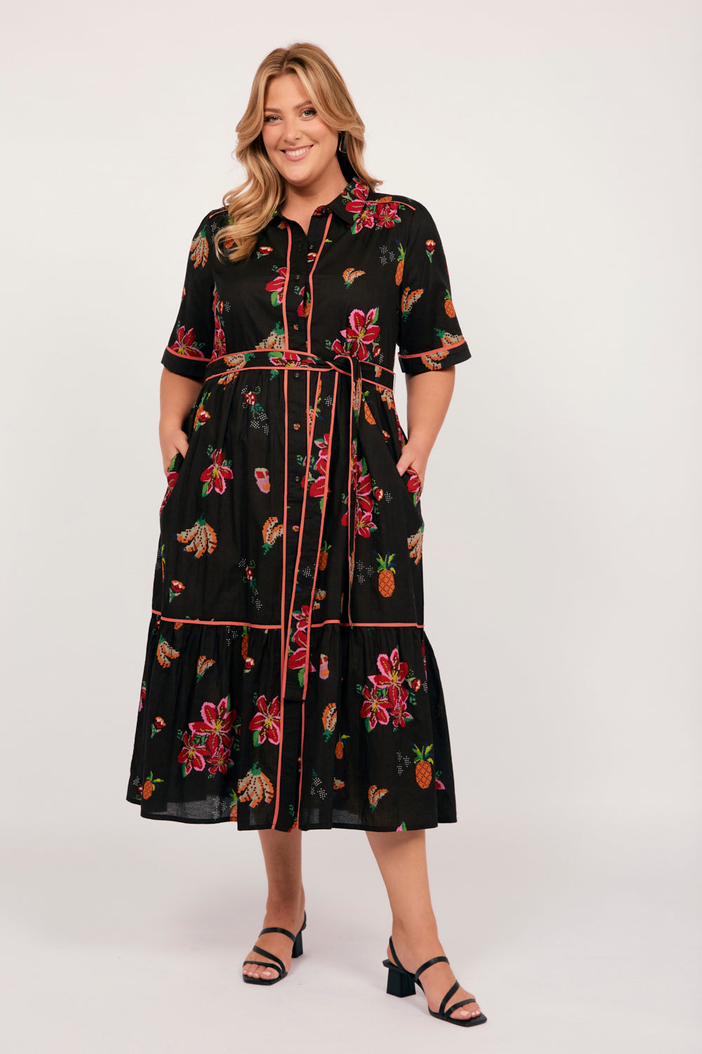 Ginette Maxi Dress in Tapestry Blooms