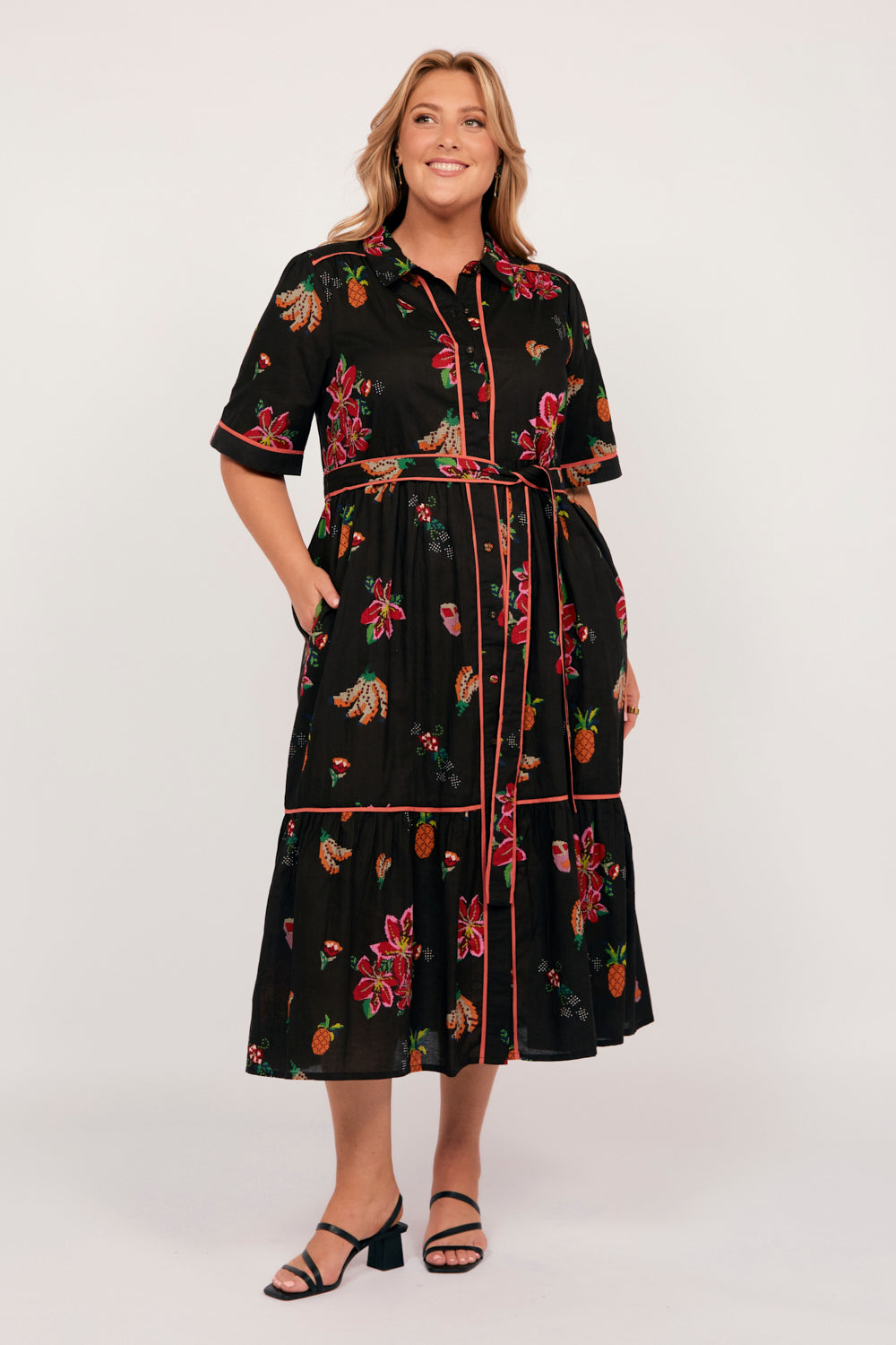 Ginette Maxi Dress in Tapestry Blooms