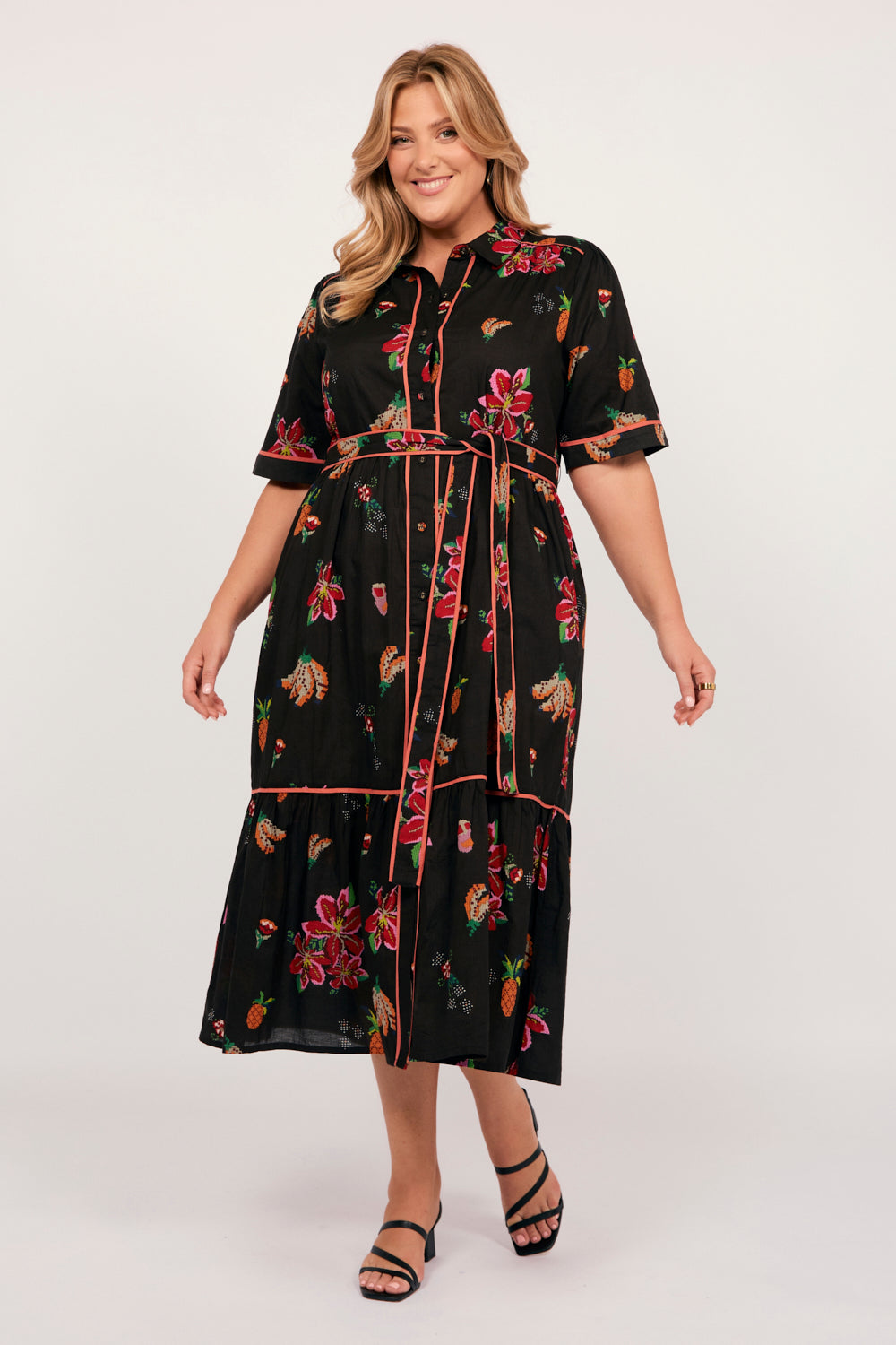 Ginette Maxi Dress in Tapestry Blooms