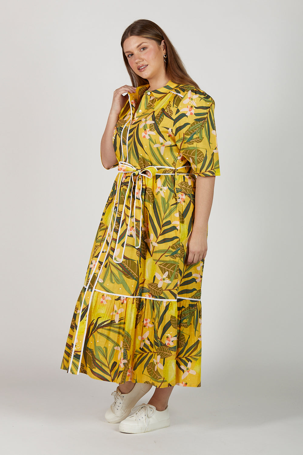 Ginette Maxi Dress in Villa Capri