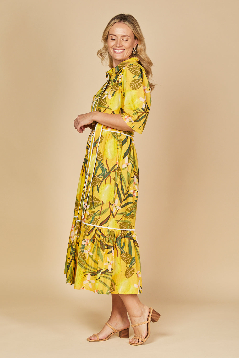 Ginette Maxi Dress in Villa Capri