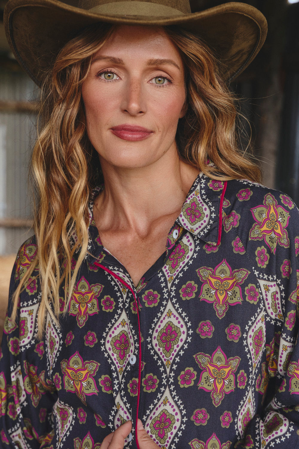 Gracie Shirt Dress in Veloura, Maxi Dress - Adrift Clothing
