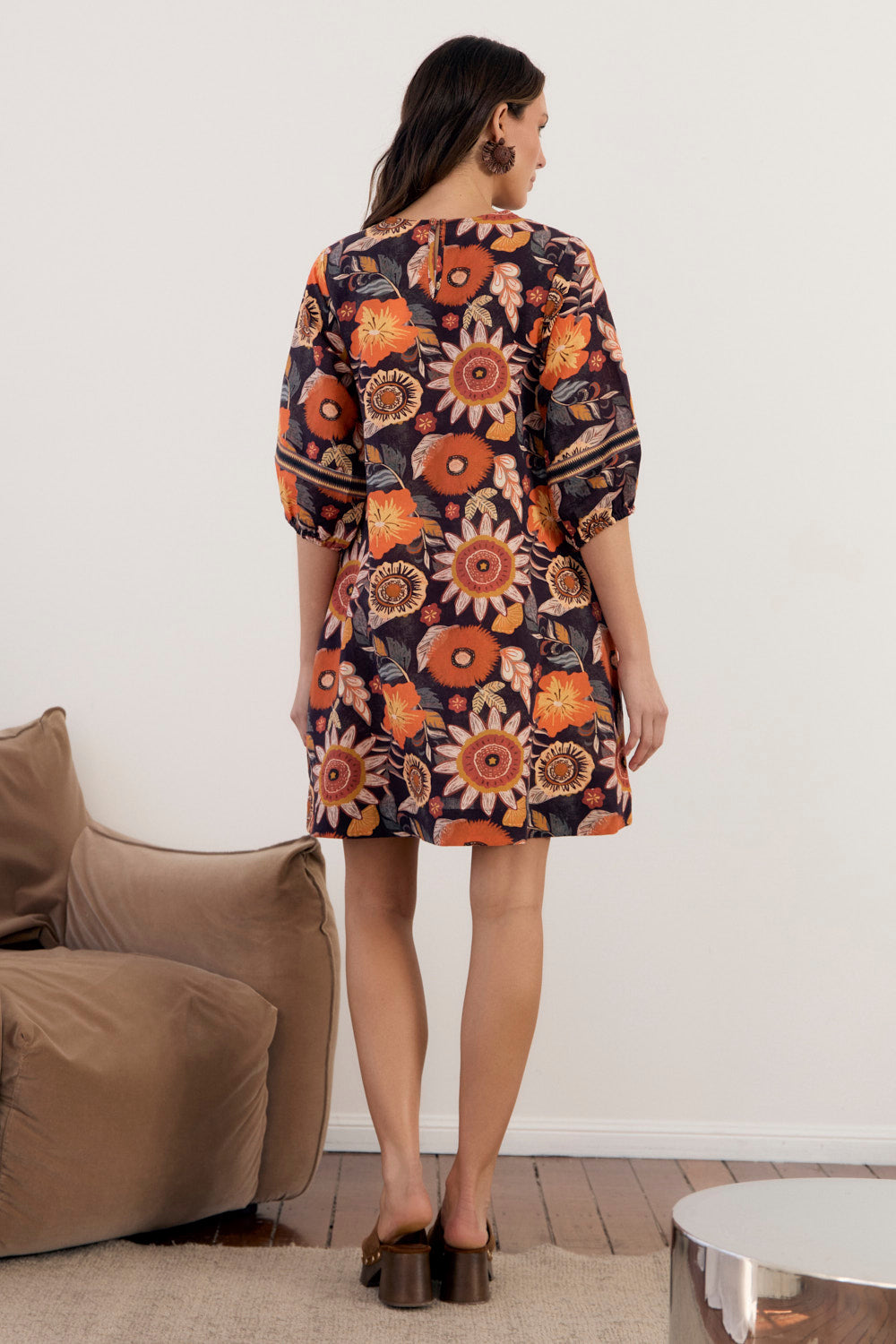 Hazel Short Dress in Abigail