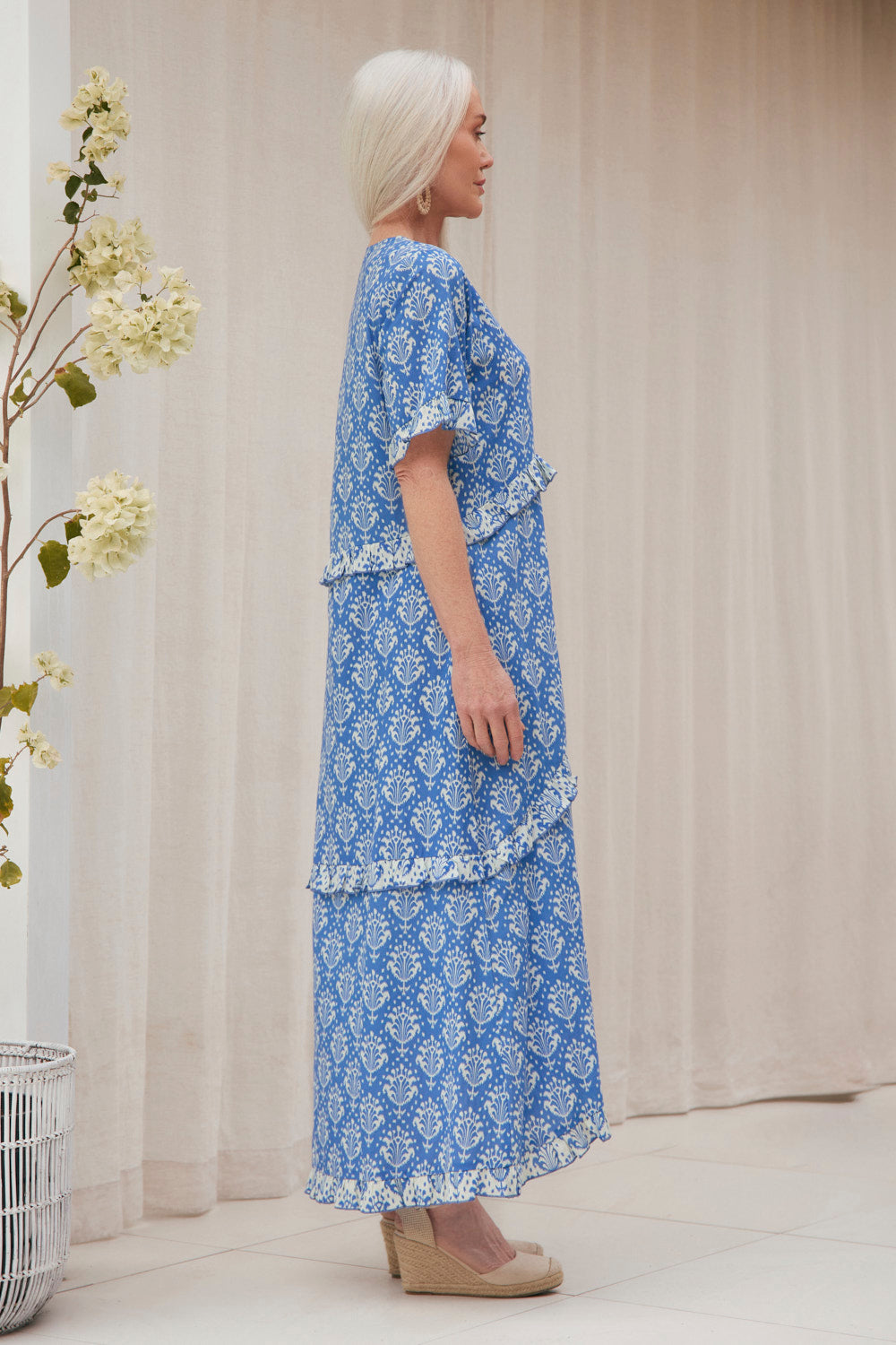 Indie Midi Dress in Bagru