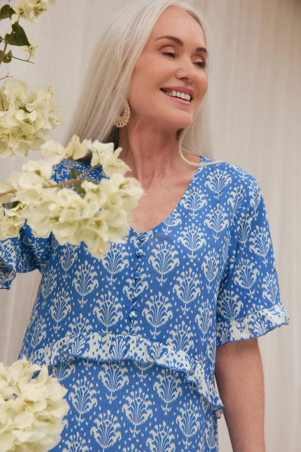 Indie Midi Dress in Bagru