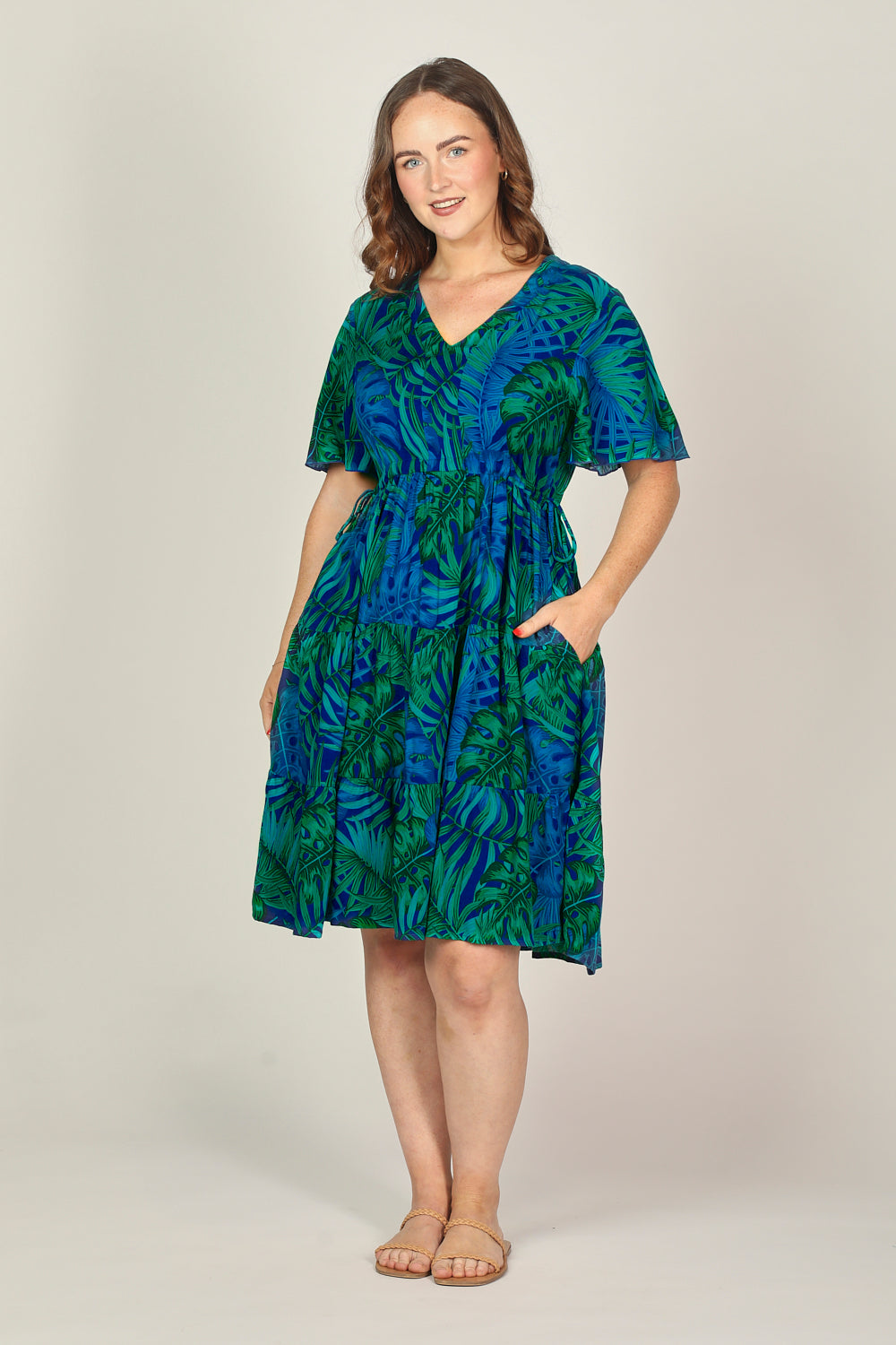 Iris Short Dress in Jungle Fever