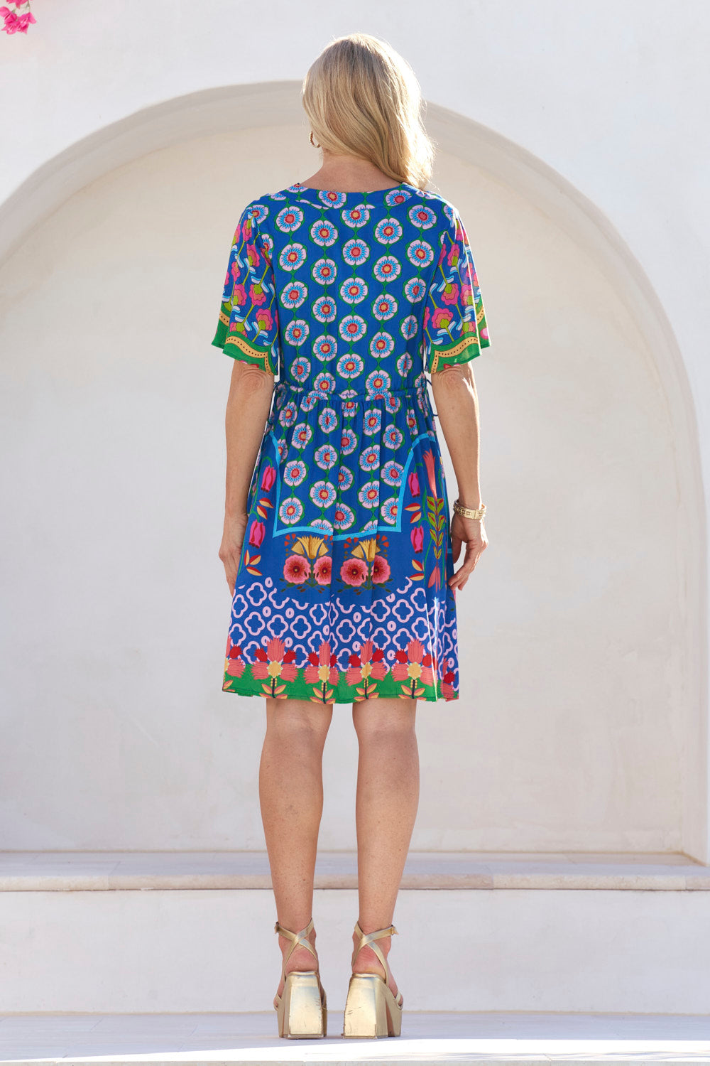 Iris Short Dress in Paradiso