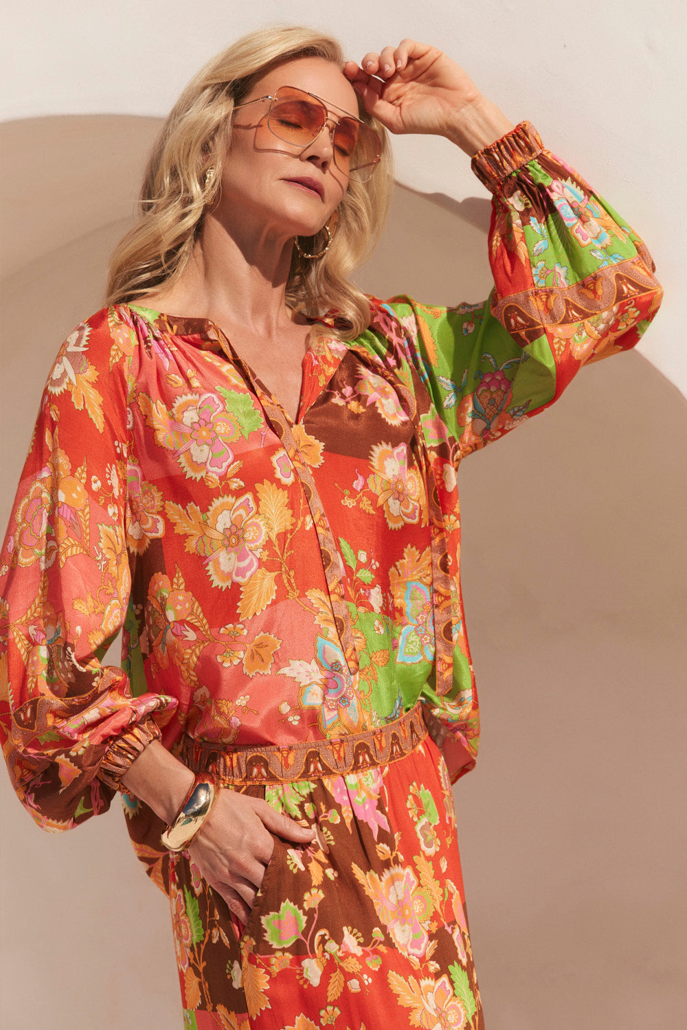 Elyse Blouse in Petra