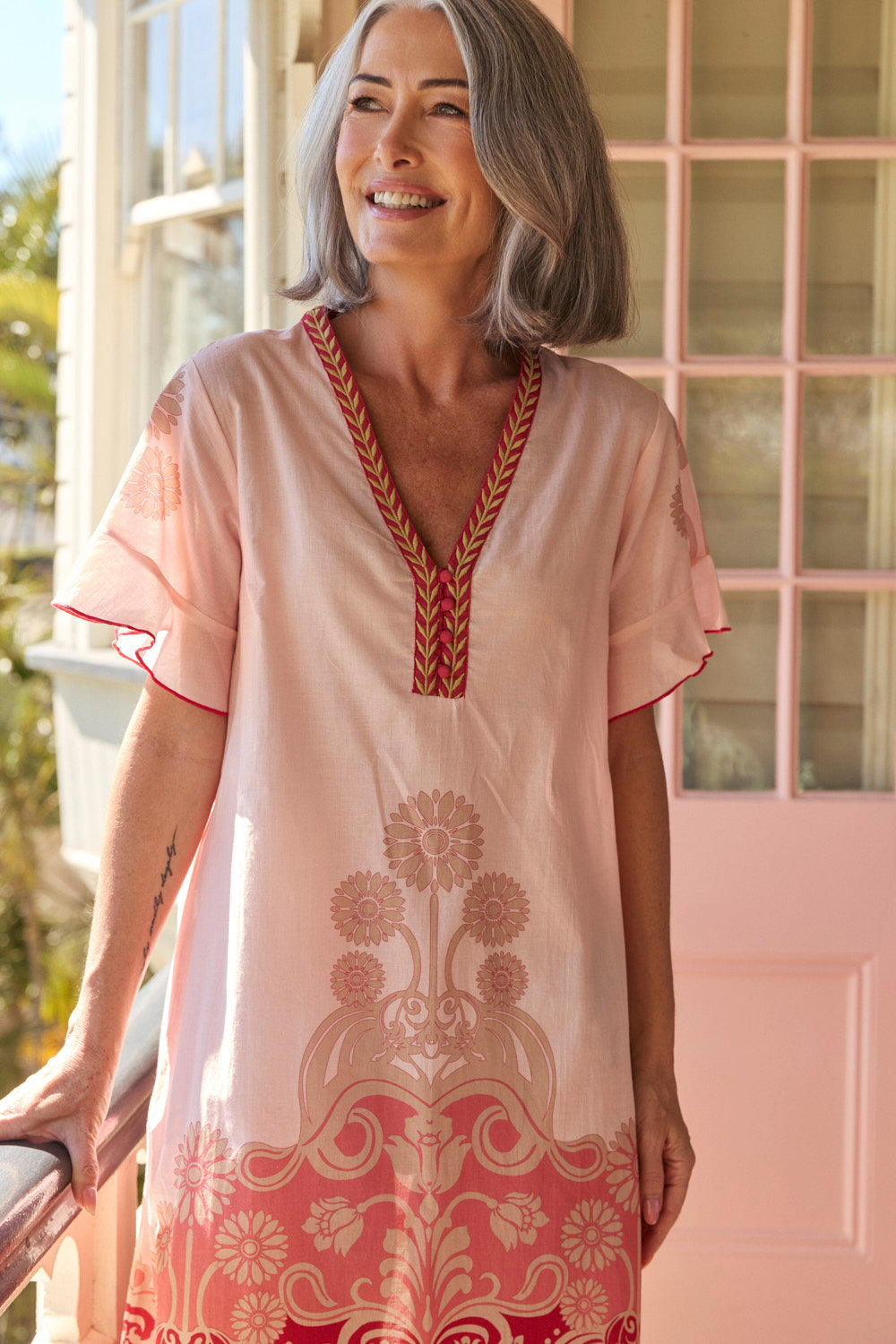 Tia Swing Dress in First Love
