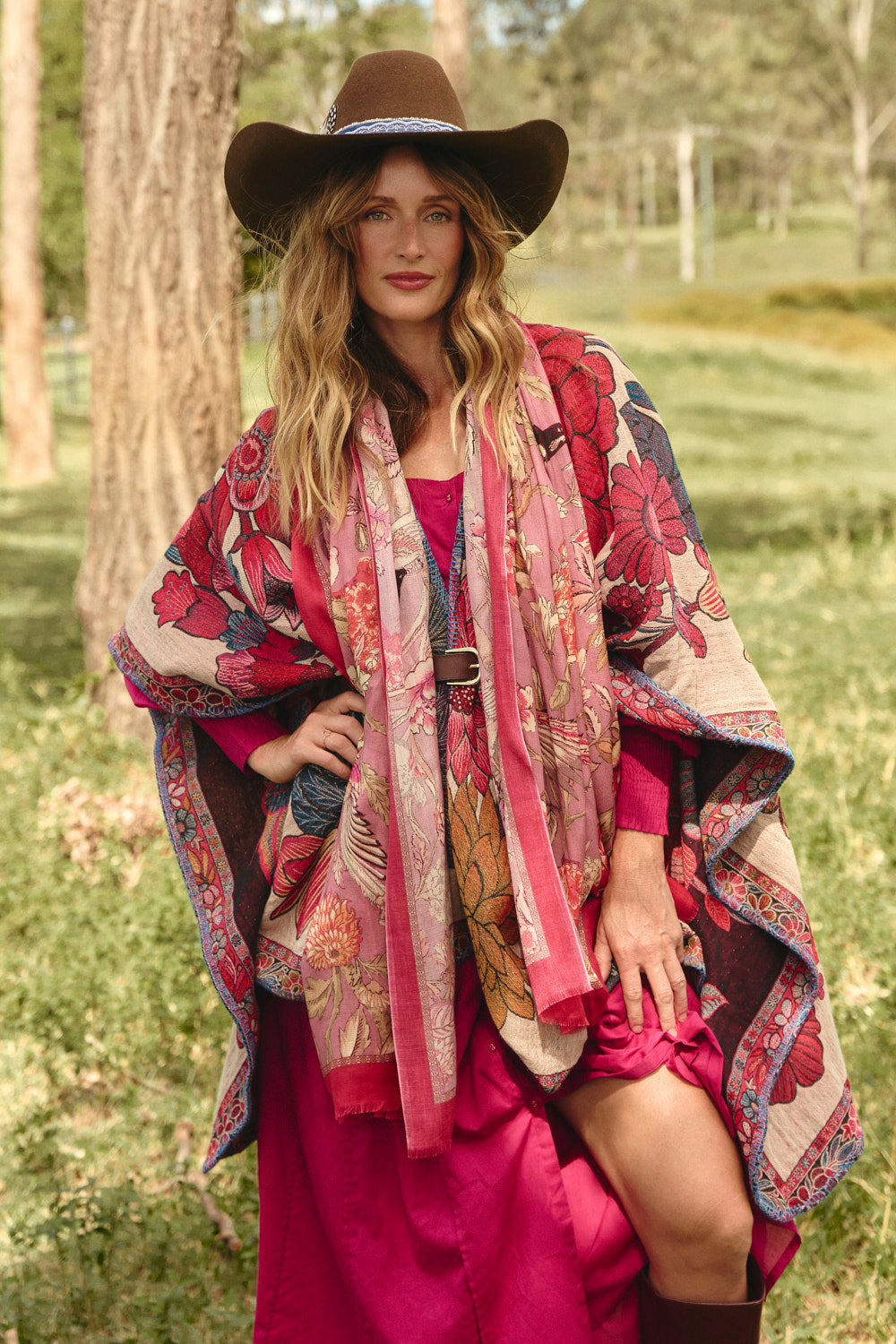 Luxe Jewel Merino Wrap