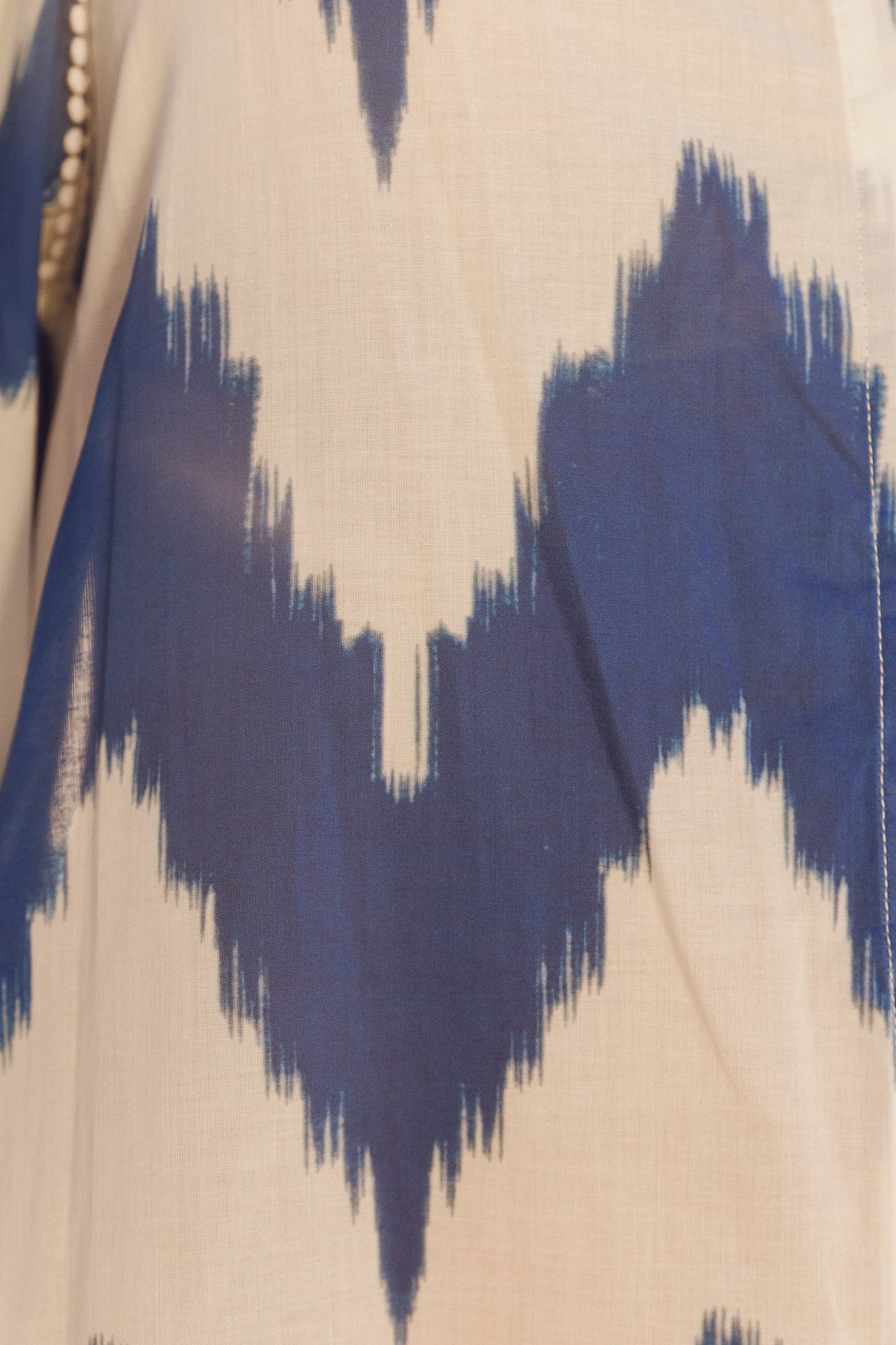 Mandy Tunic Dress in Chevron Blue
