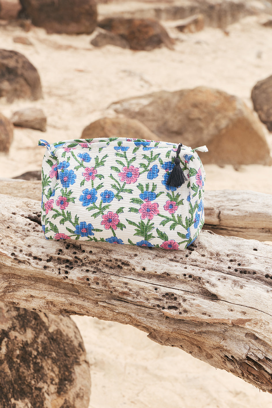 Cosmetic Pouch Bundle in Petal Cascade