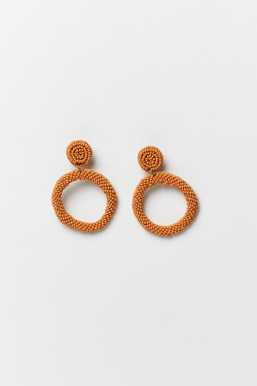 Larisa Earrings in Tangerine