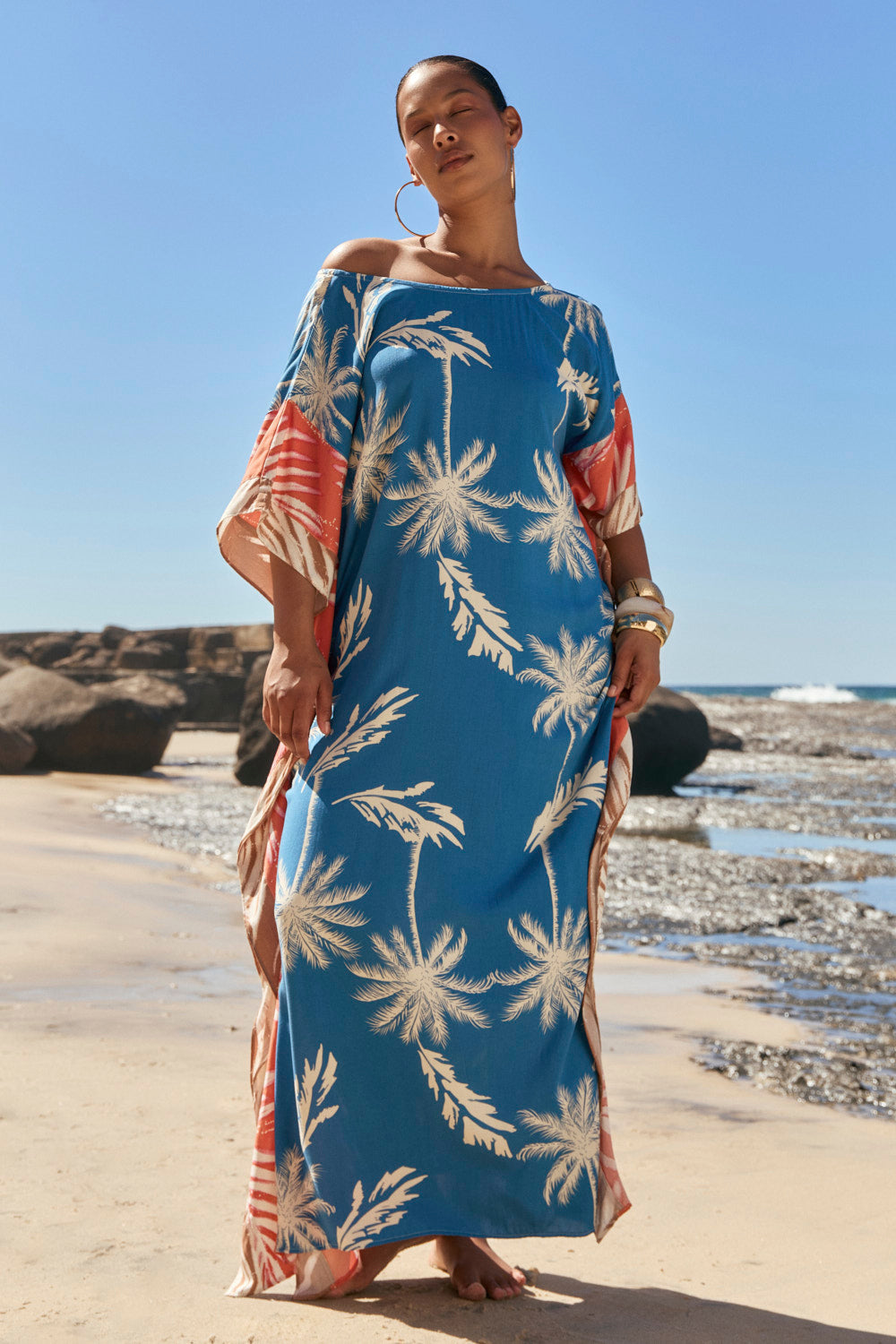 Liesl Resort Kaftan in Soleil Cove