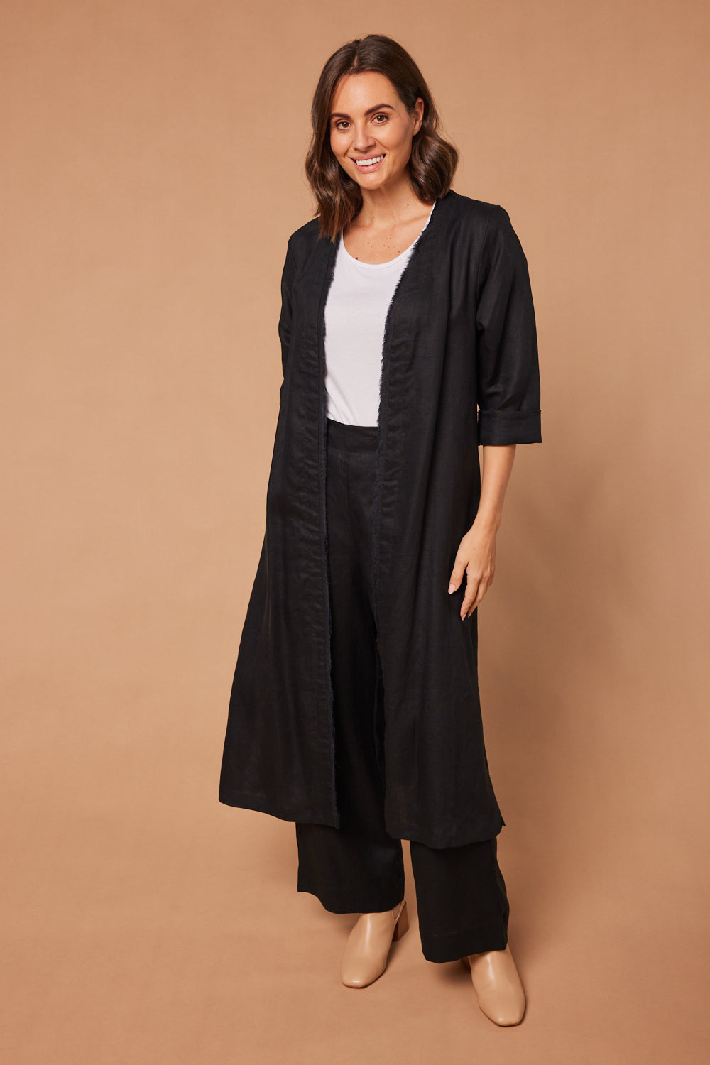 Long duster jacket womens hotsell