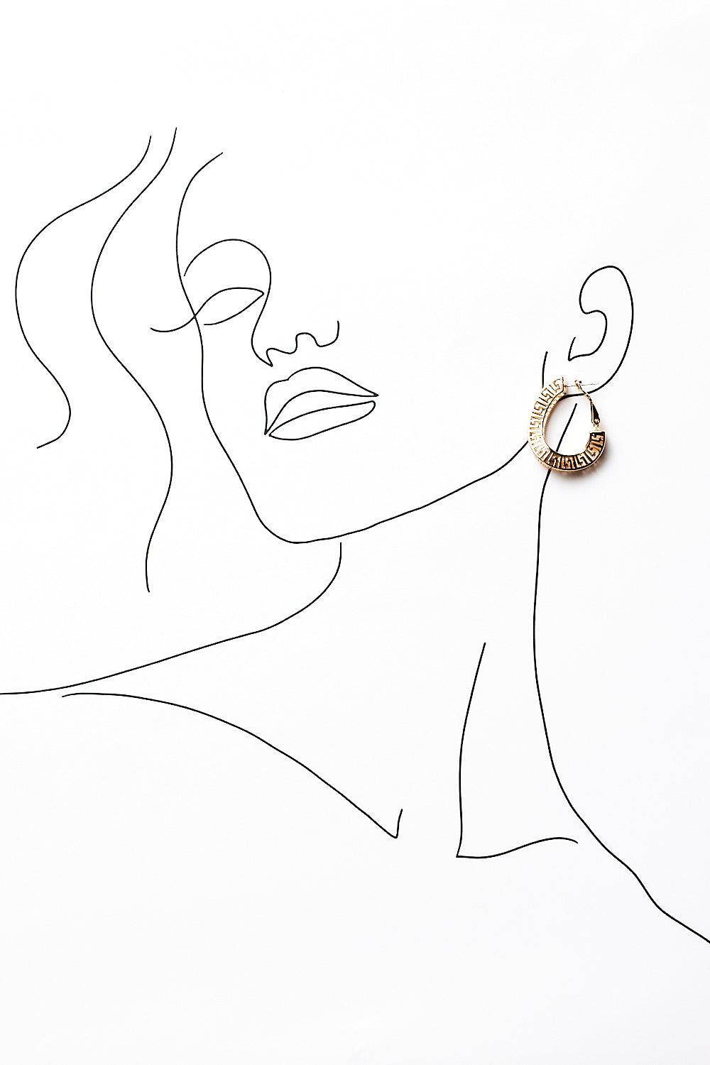 Lorenzo Earrings in Gold – Adrift Clothing