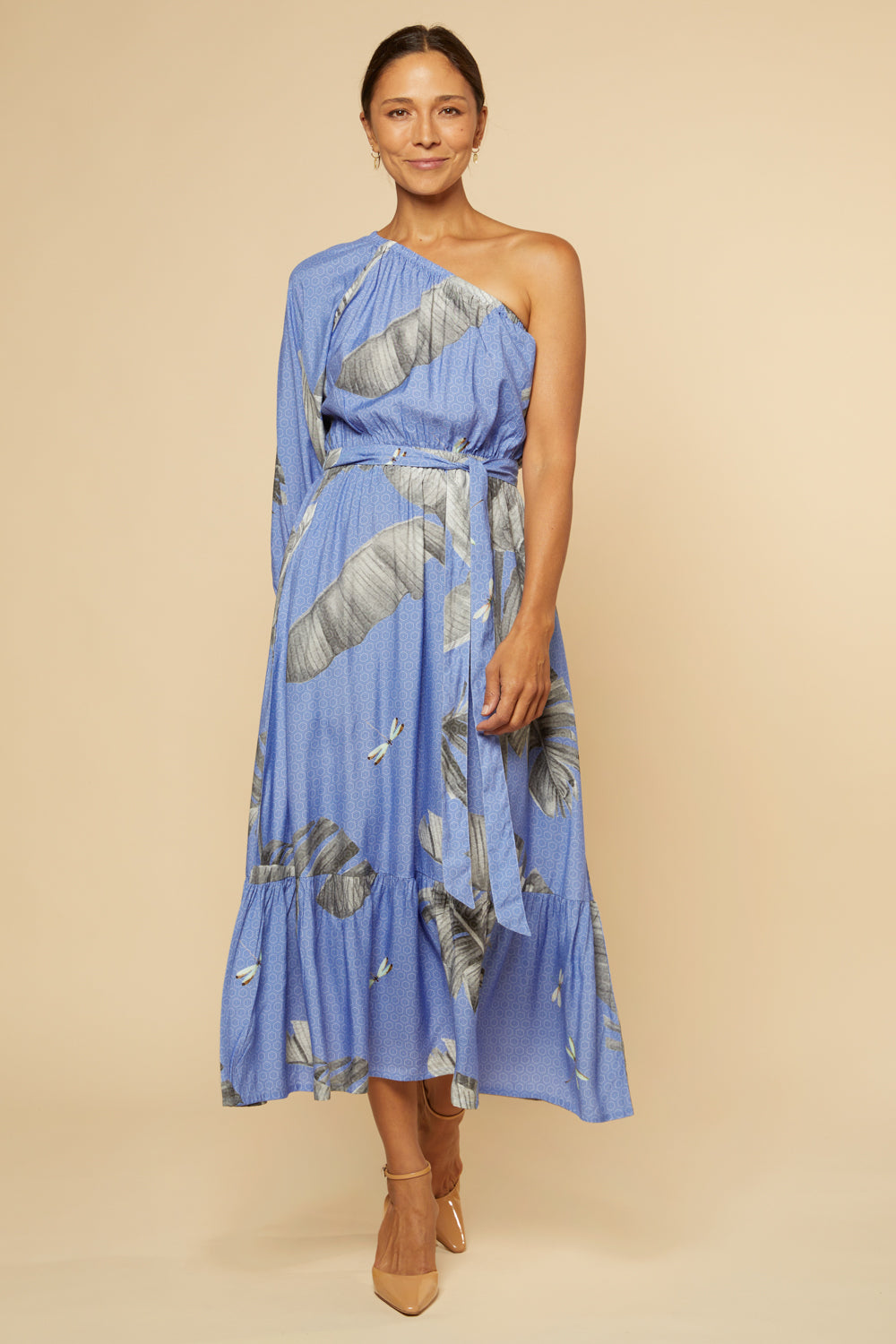 Lou Lou One Shoulder Dress in Whitsundays