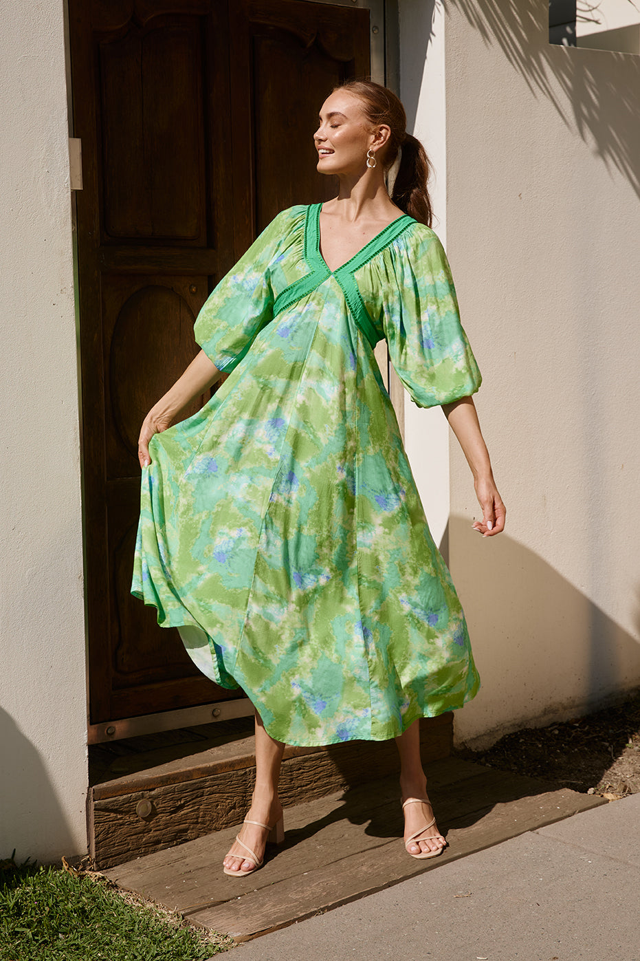 Margot Maxi Dress in Lakehouse