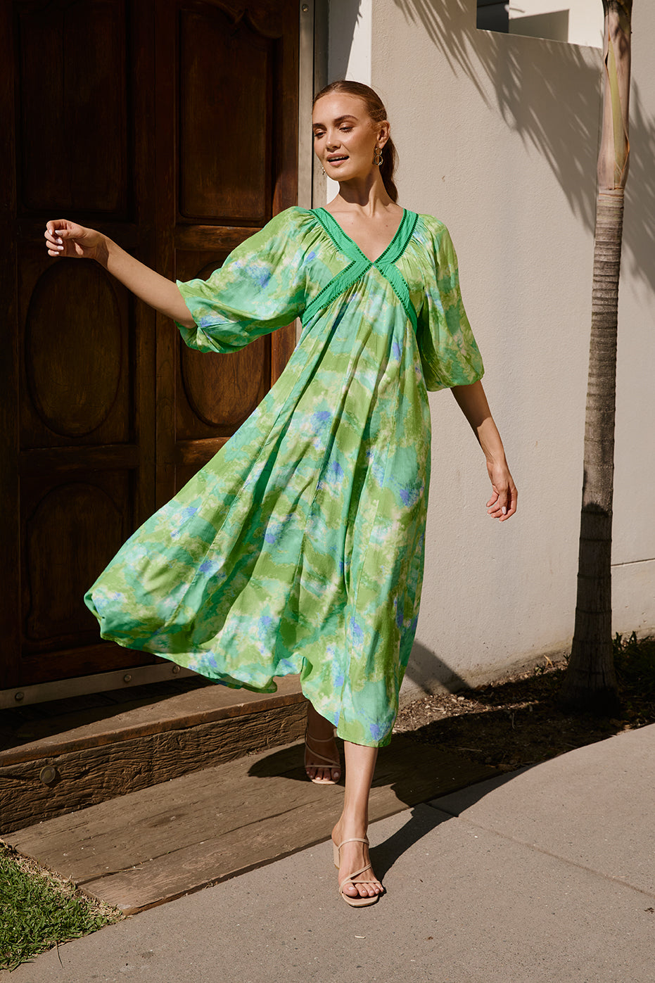 Margot Maxi Dress in Lakehouse