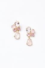 Marilla Gem Earrings in Pink