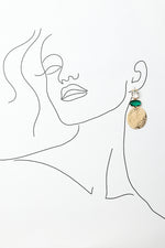 Maya Earring in Green
