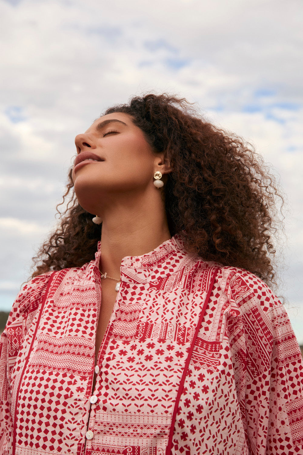 Mirabelle Frill Dress in Sienna