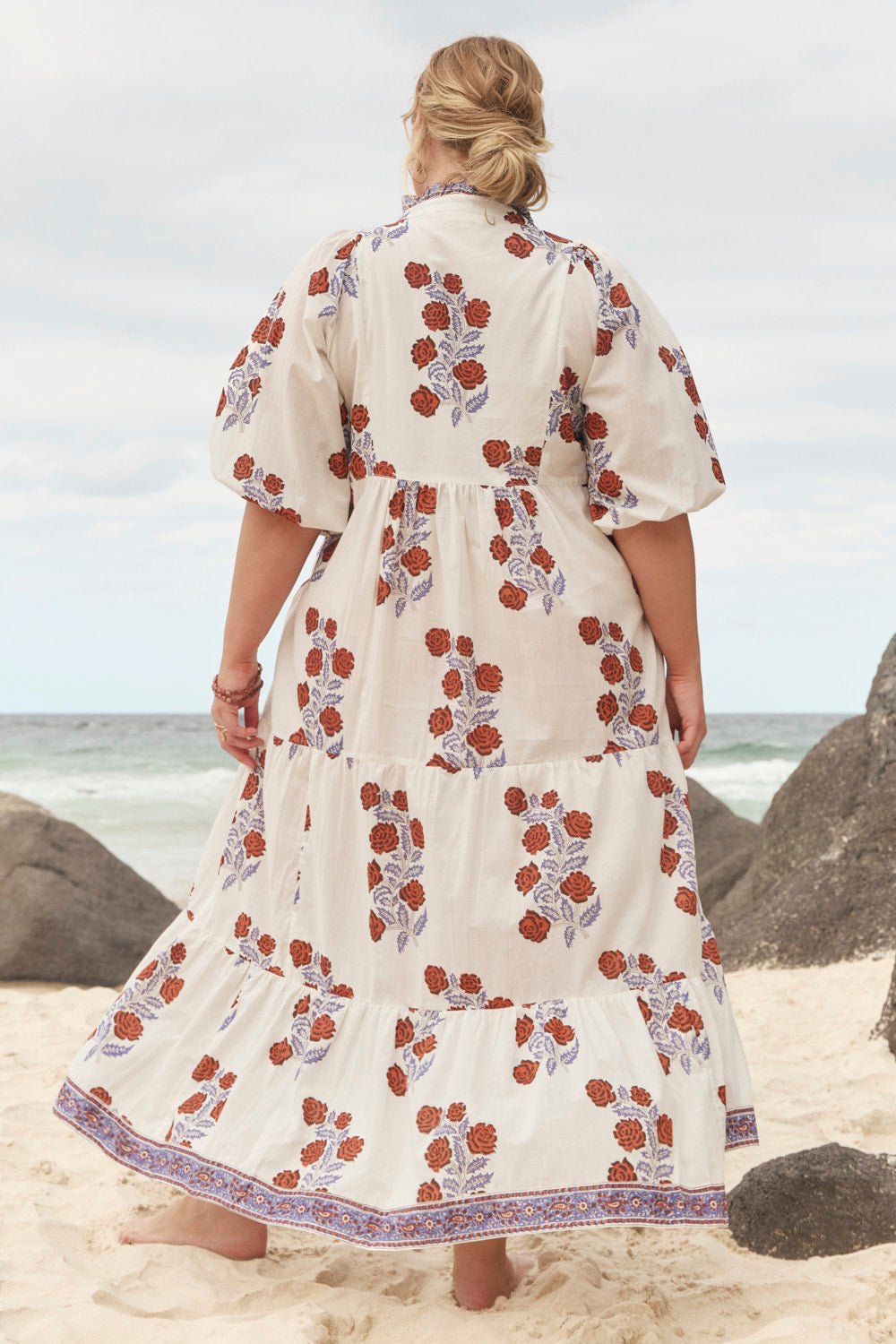Mirabelle Frill Dress in Wildflower | Adrift Clothing
