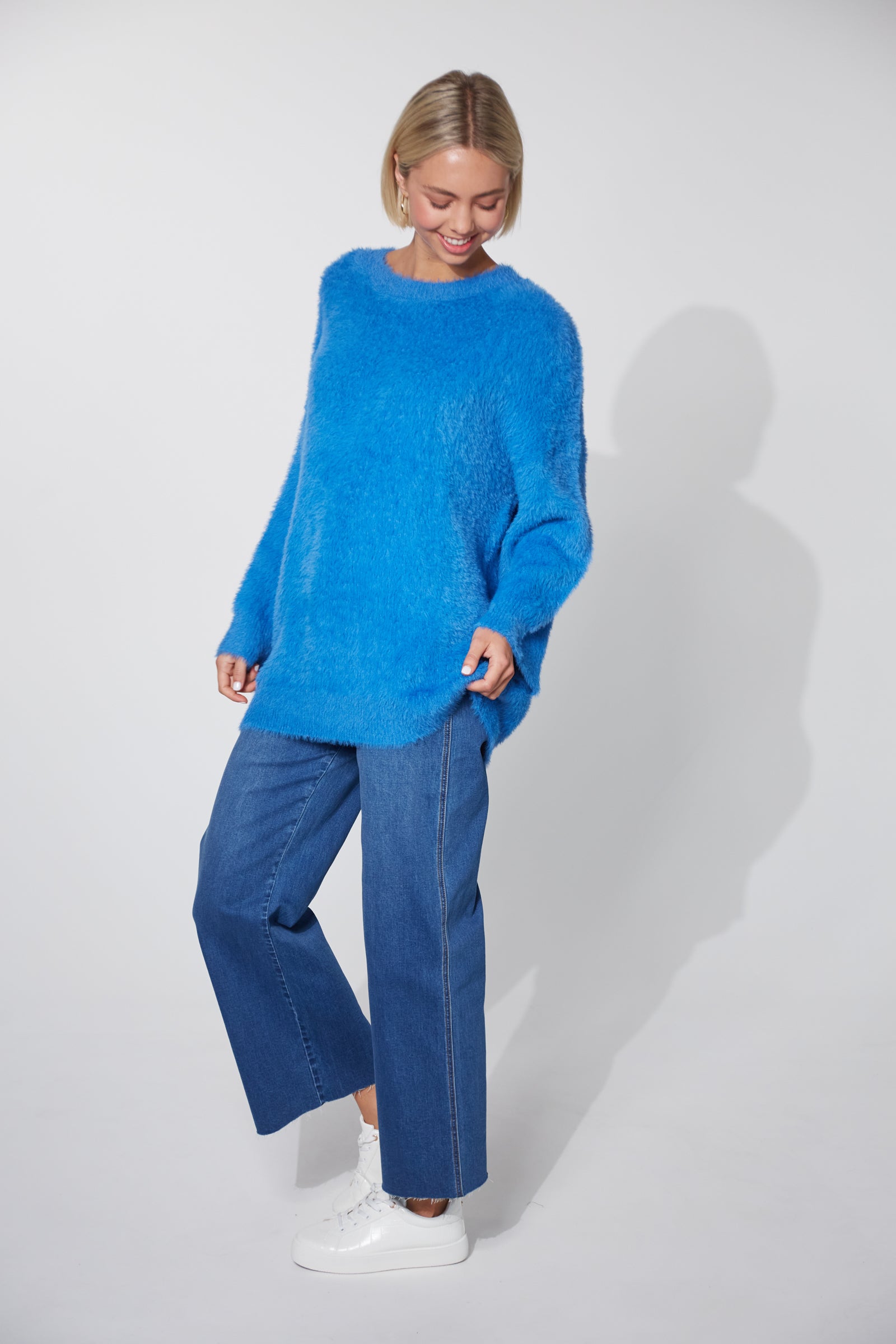 Nord One Size Jumper in Cobalt